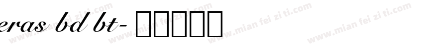 eras bd bt字体转换